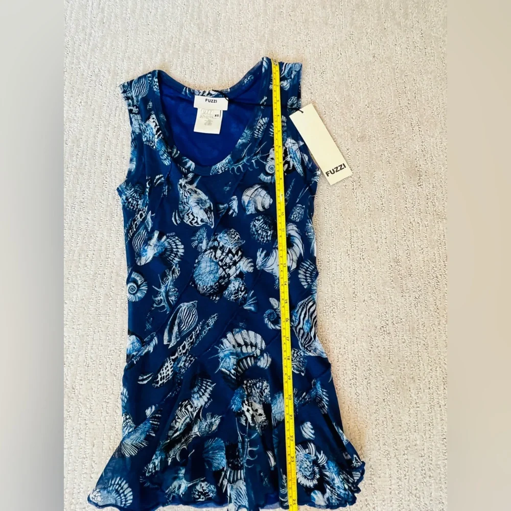 Fuzzi Seashell Ruffle Tank Top - Picture 10 of 12